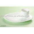 White color porcelain breakfast set JX-BS603